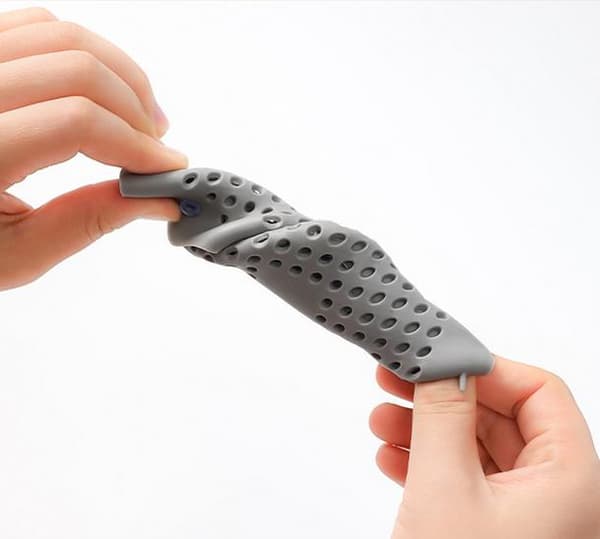 Grå/Vit Anti-Clog Silikon Golvavloppssil, 14*14cm, 4st