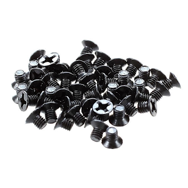 50 stk. M3x4mm Skruer Udskiftning Sort til Laptop Harddisk