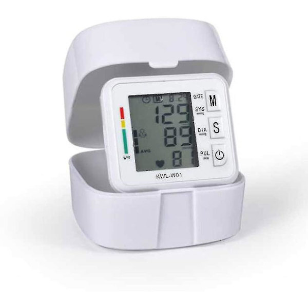 Blodtryksmonitor til overarm - Pulsmåling, LCD-baggrundsbelysning