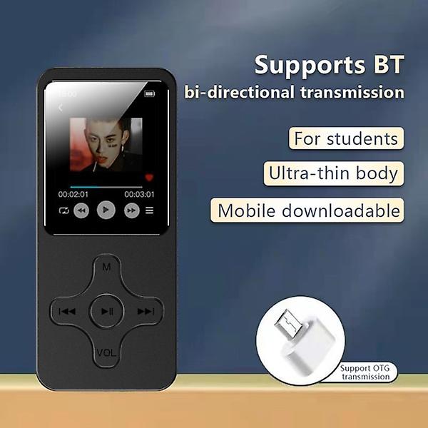 Mp3-afspiller Bluetooth-kompatibel V4.0 Bærbar Hifi-musikhøjttaler 8g