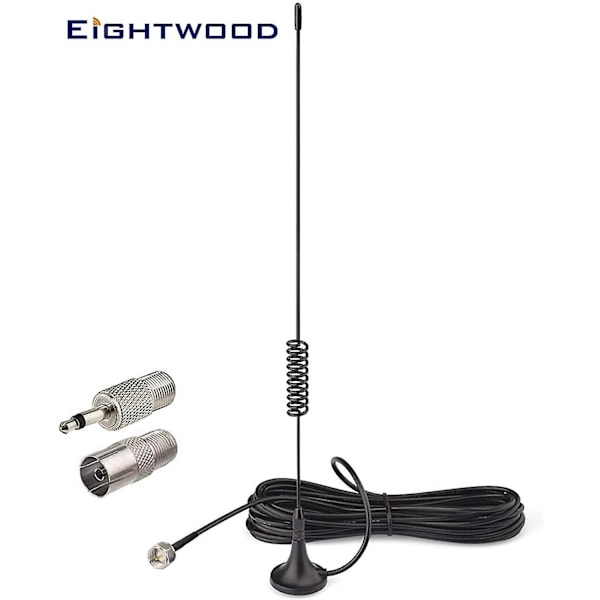 Eightwood FM Antenna for Denon Pioneer Onkyo Yamaha Marantz Sherwood Bose Wave Music System Digital HD FM Radio Stereo Receiver