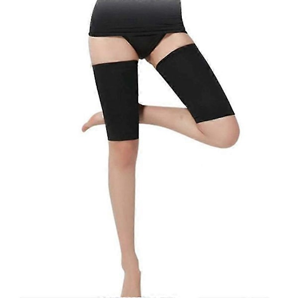 Fitness Leggings til Kvinder, Lår Fedtforbrænder, Formende Slankende Træningstøj, Varmere (2 stk., Sort)