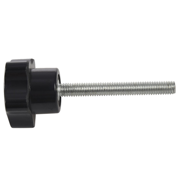 6 stk M6 x 50 mm låsende stjerneformet plasthode mannlig gjengeknappgrep