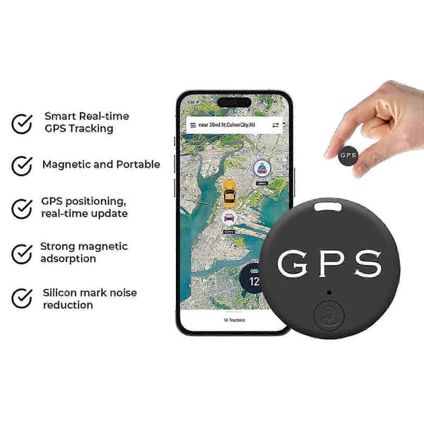 Magnetisk GPS-tracker GPS Live Sporingsenhet Magnetisk Mini Biltracker