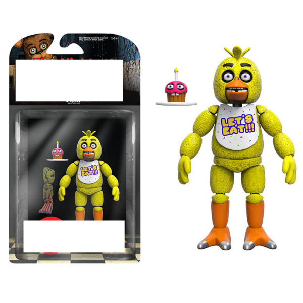 15cm Fnaf Figurer Freddy Bonnie Foxy Chica Fazbear Bjørn Actionfigur Pvc Samling Nightmare Fredbear Ballon Boy Dukke Model C