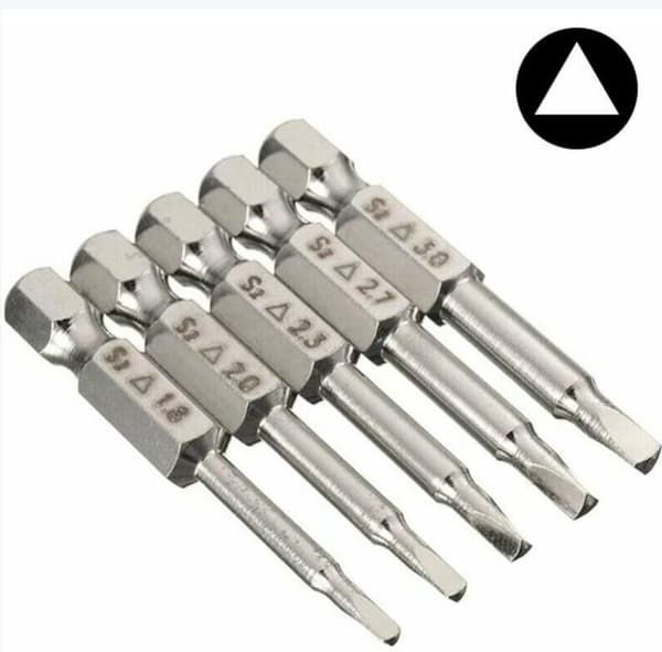 5-pack 50mm S2 Hex Hex Handtag Elektriska Skruvmejslar