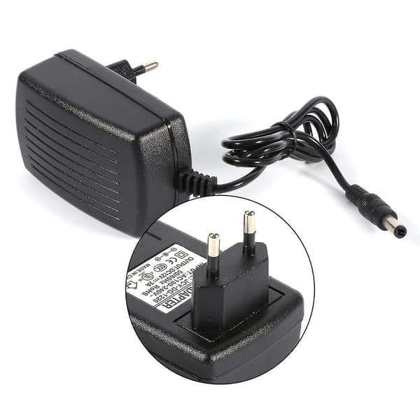 AC 100-240V til DC 12V 3A strømforsyning adapter transformator for strimlet LED-lys EU-plugg