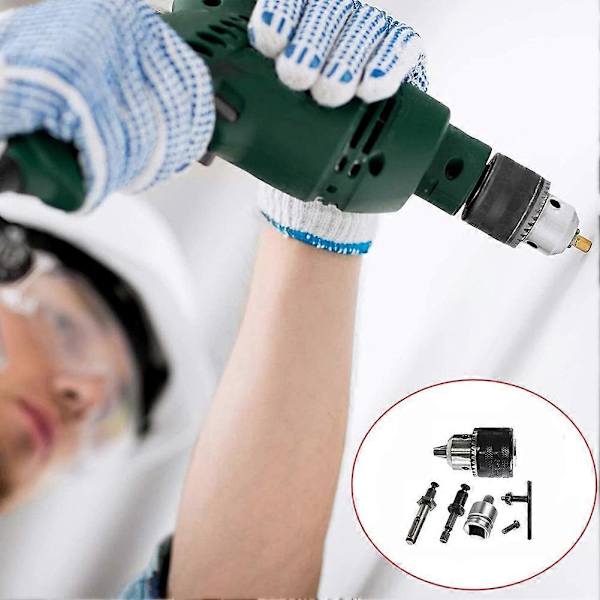 1,5-13 mm borepatron 1/2-20 UNF med SDS Plus-adapter og spændnøgle borepatron til elektrisk boring