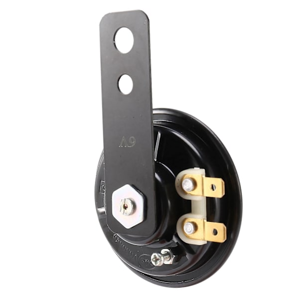 2x 6v musta sähkötorvi autoon, moottoripyörään, kuorma-autoon