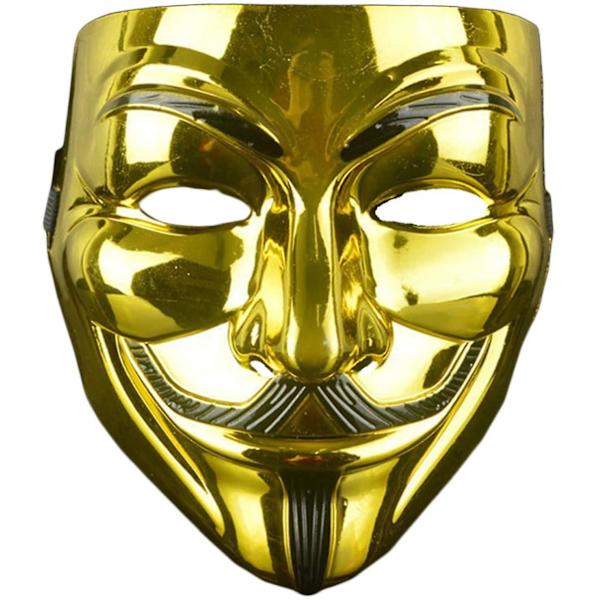 3-pack V för Vendetta-mask för vuxna/barn, anonym mask