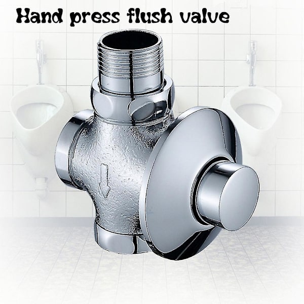 Toalett Flushventil Aquaflush Tryckknapp Självstängande Dold Stil