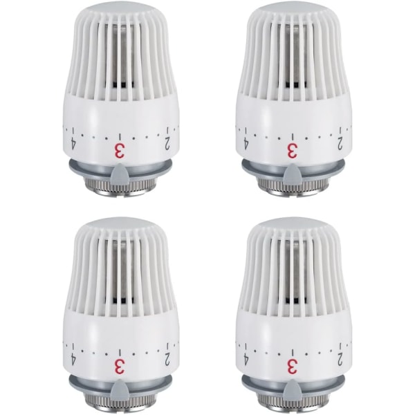 4-pack termostathuvud utbyte termostatisk ventilhuvud termostatisk kylarventil