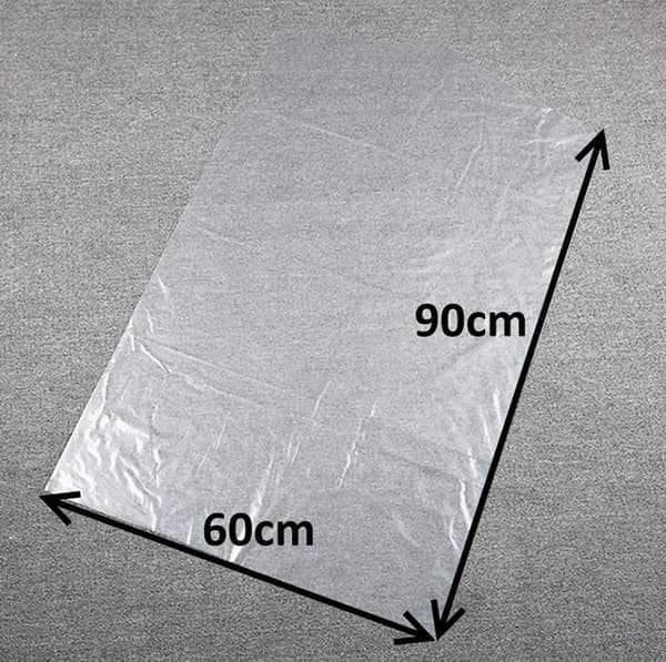 20 kpl vaatepussit - Läpinäkyvät - Pölysuoja - 60 x 90 cm