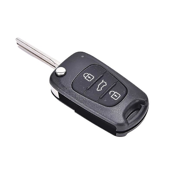 Fjärrviktbart Nyckelskal 3 Knappar Fob För Hyundai I20 I30 Ix35 I35 Oskuren