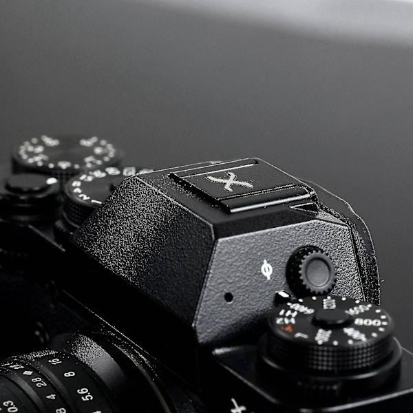 Passar för Fuji X-t4 X-t3 Blixtsko Inbäddad Blixtsko Svart