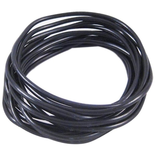 10 stk. Gummies Shag Bands Armbånd Gummy Hårbånd Jelly Svarte Armringer