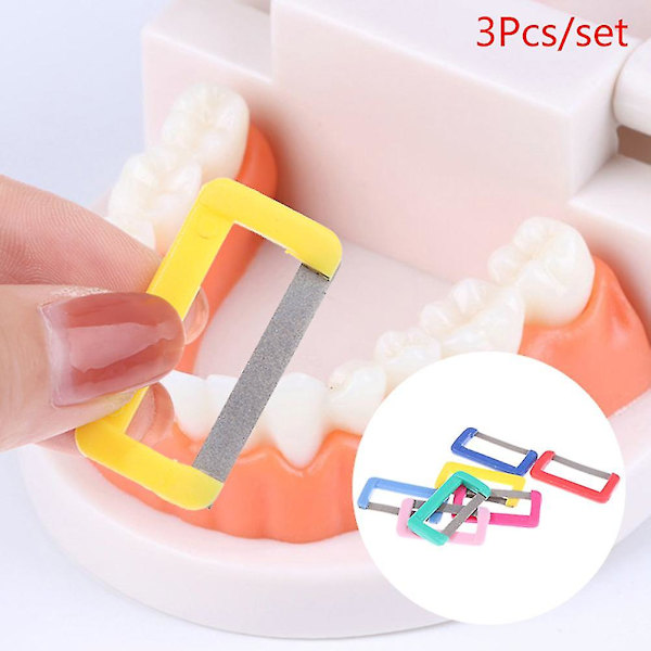 3x Dental Orthodontic Interproximal Enamel Polishing Tandpolering Reduktion Oral