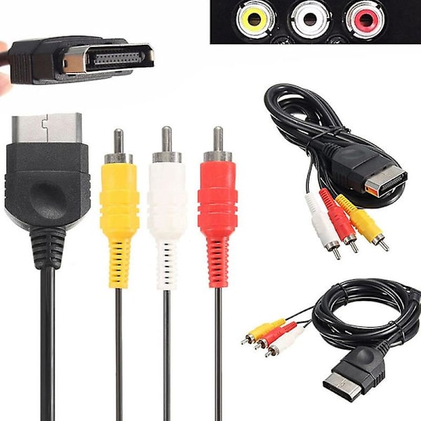 Audio Video Composite Av -kaapeli RCA-kaapeli Koti-TV-kaapeli Xbox-konsolille