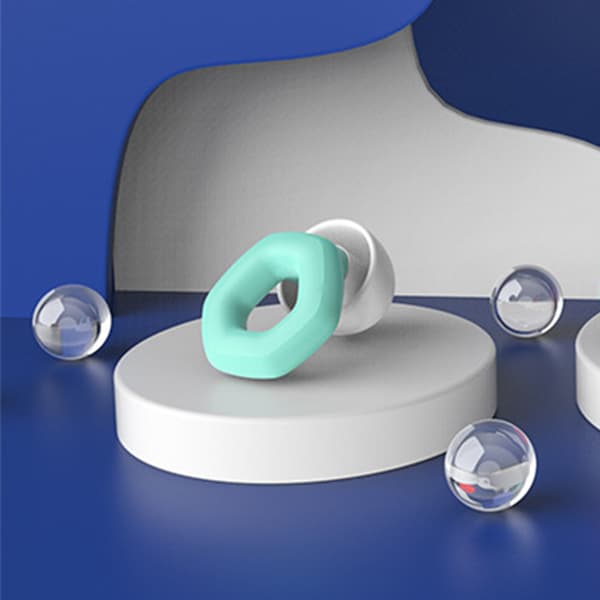 Noise-Cancelling Earplugs with Two Layers Red