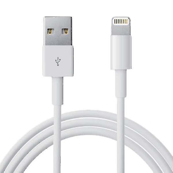 3m vit Lightning-kabel för iPhone/iPad - Snabbladdning, bästa kvalitet