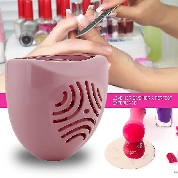 Nail Art Tool Light Therapy Machine Mini Negletørrer (Pink)