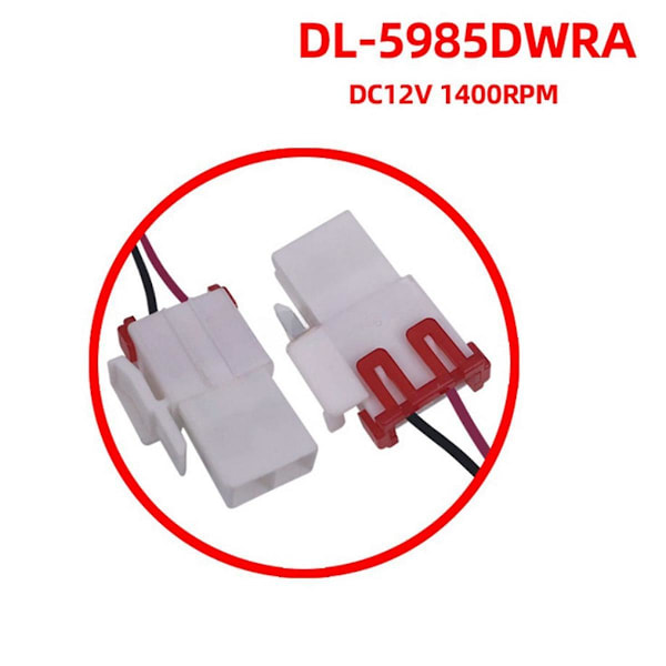 Jääkaapin jäähdytystuulettimen moottori DL-5985DWRA DV12V 1400RPM Jääkaapin jäähdyttimen pakastimen osat