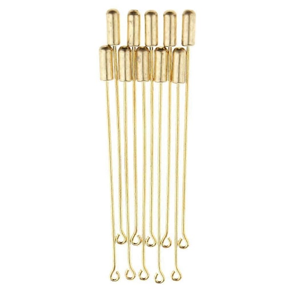 10 stk. Lang Stift Nål Broche Nål Håndlavet DIY Jakkesæt Krave Revers Nål Mode