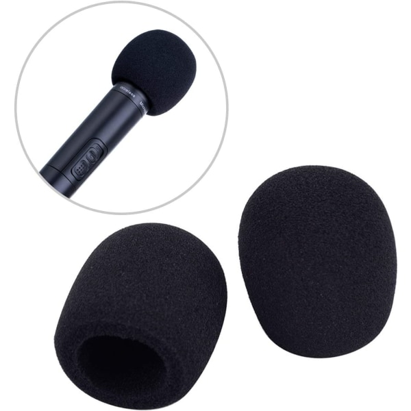 Skummikrofonskydd Handhållna mikrofonvindrutor (5-pack)