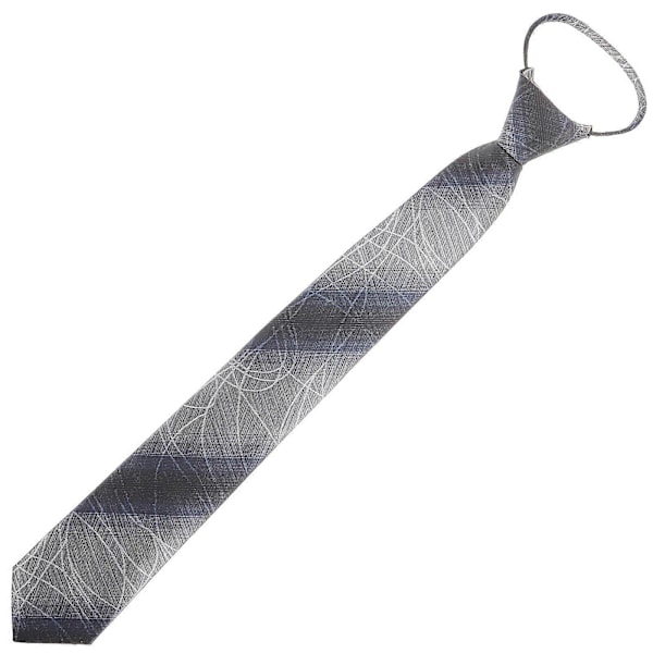 Slips med lynlås, slips til mænd, færdigbundet slips, formelt business-slips, elegant business-slips til mænd