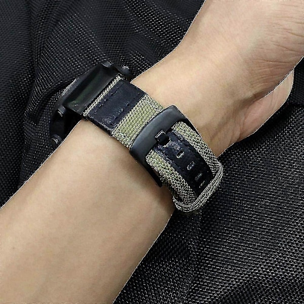 22 mm nylonrem er egnet til Garmin Fenix 5/fenix 6 (grøn)
