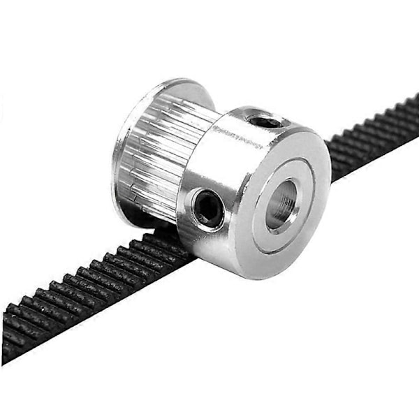 5M GT2 Kamrem 10mm Bredd 20 Tänder 5mm Hål Kamremsskiva +20 Tänder Hål 5mm Spännrulle