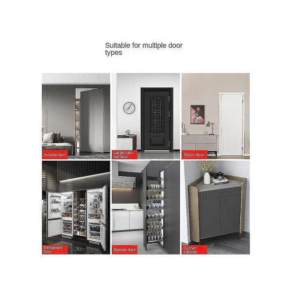 Heavy Duty Push To Open Kabinet Hardware 8pc Magnetisk Push Latch & Lås Til Dør Touch Latches Rv C Wigslar