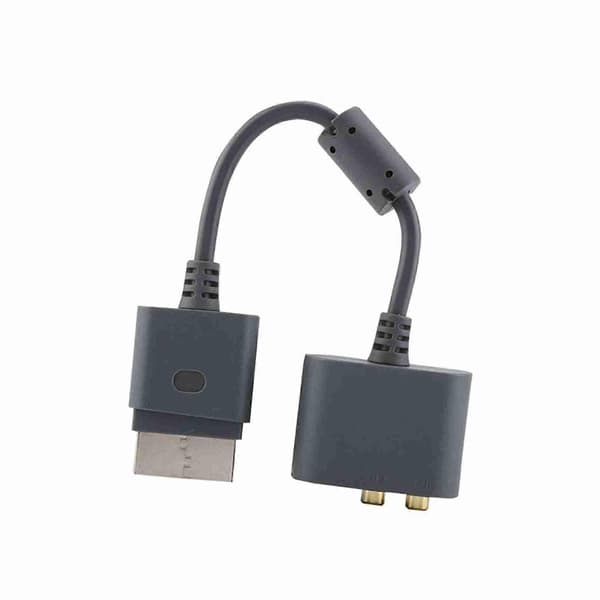 RCA Optisk Lydadapterkabel til Xbox 360 Grå 30cm