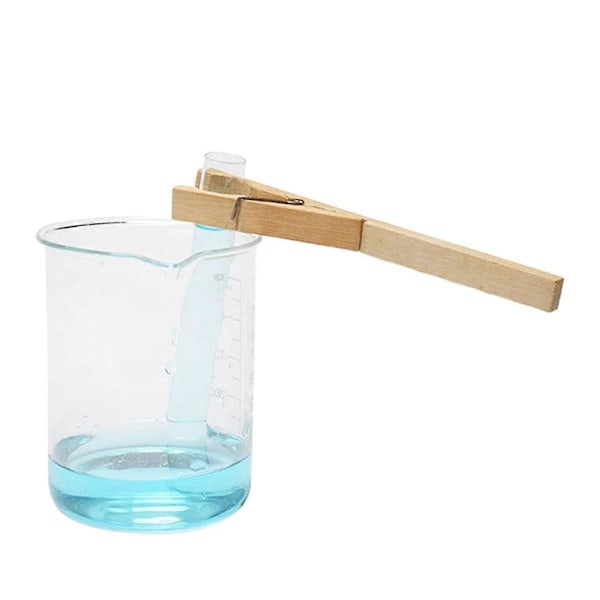 20 st 7 tums bambu provrörsklämmor glas provrörsklämmor laboratorium biologiskt kemiskt experiment