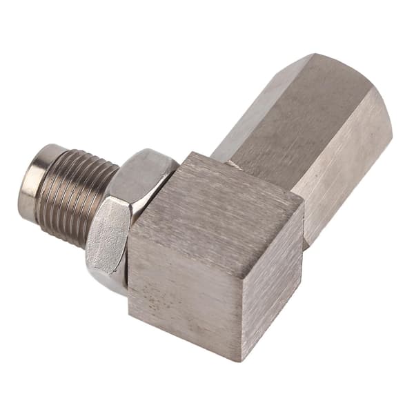 Bil Oxygen Sensor Spacer 90 Grader CEL Bung Fix til Check Engine Light M18X1.5 Katalysator