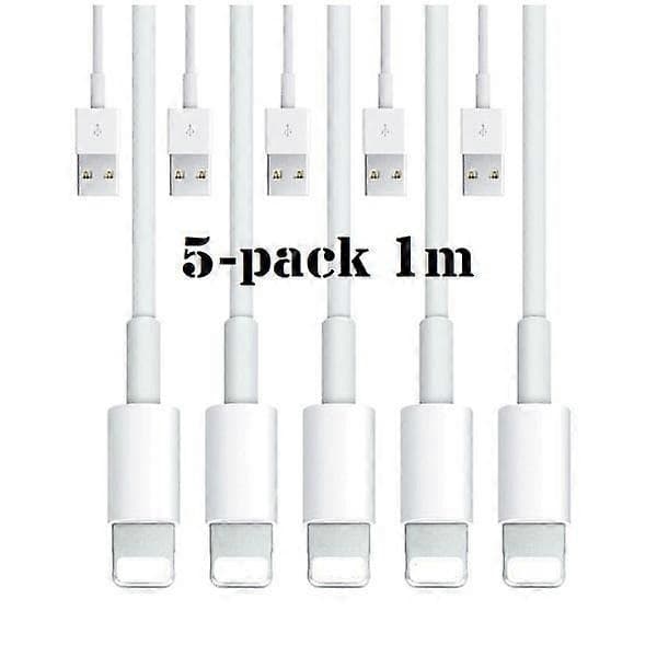 5-pack - Laddkabel Lightning iPhone - Laddare