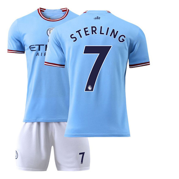 3 Manchester City hjemmefotballdrakt for barn, egnet for vekt 15-29KGyix