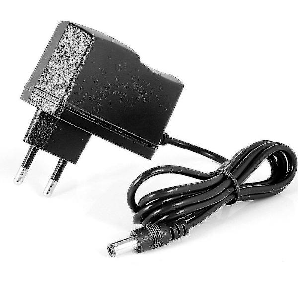 9v 1000ma 1a AC-adapterladdare 9v omkopplad strömförsörjning för gitarrfotpedal effektadapter omvänd polaritet negativ inuti