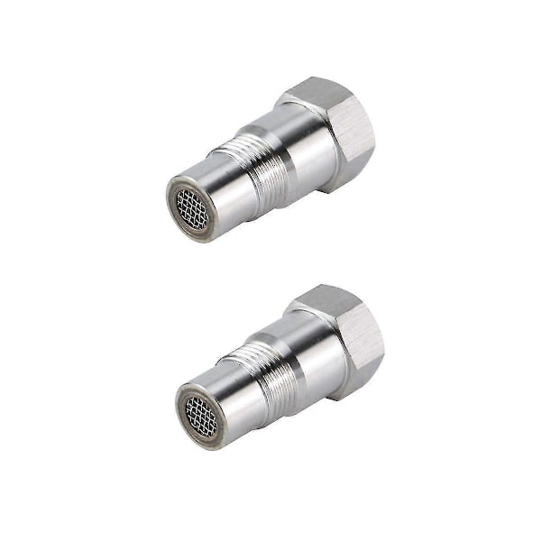 2 st Oxygen O2-sensoravståndsskydd Adapter Bung Katalysator Konvertering Fix Kontrollera Motorlampa