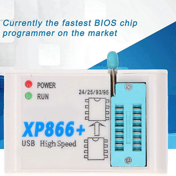 SPI Programmerbar krets med hög hastighet Programmer Snabb läsning Skrivning XP866+ Bred kompatibilitet