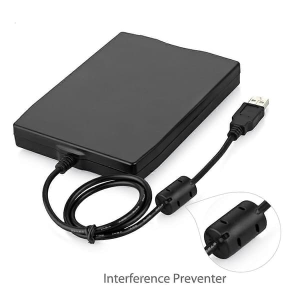 USB 2.0 Diskettedrev 3,5-tommer Ekstern Diskettelæser