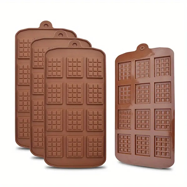 1. st, 12 liters chokoladeform, silikone bagegodisform, kageform, køkkenudstyr Kaffe