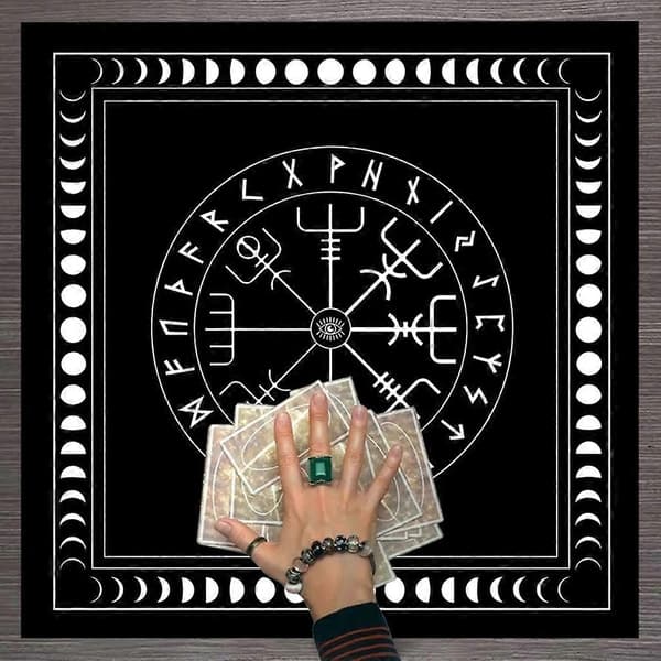Alter Pendul Divination Divinationsdug Måtte Brætspil Tarotkortunderlag