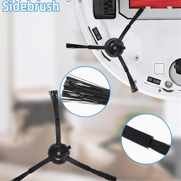 Tilbehørssett for Q8 Max+/Q8 Max/Q5 Pro+/Q5 Pro robotstøvsuger, hovedbørste, HEPA-filtre, kluter, sidebørste