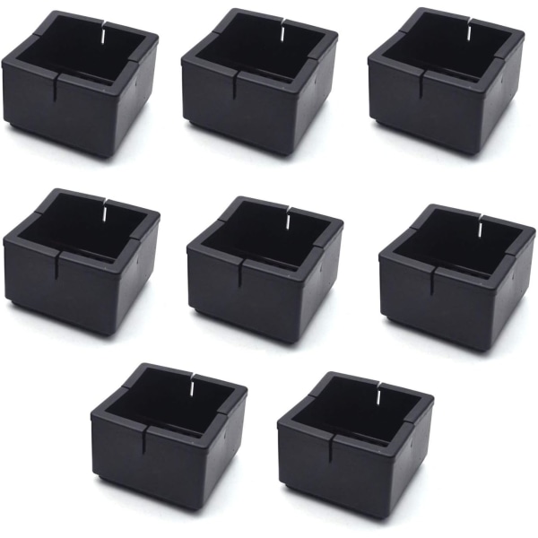 Set med 8 st svarta möbelkuddar i silikon YIY SMCS.9.27