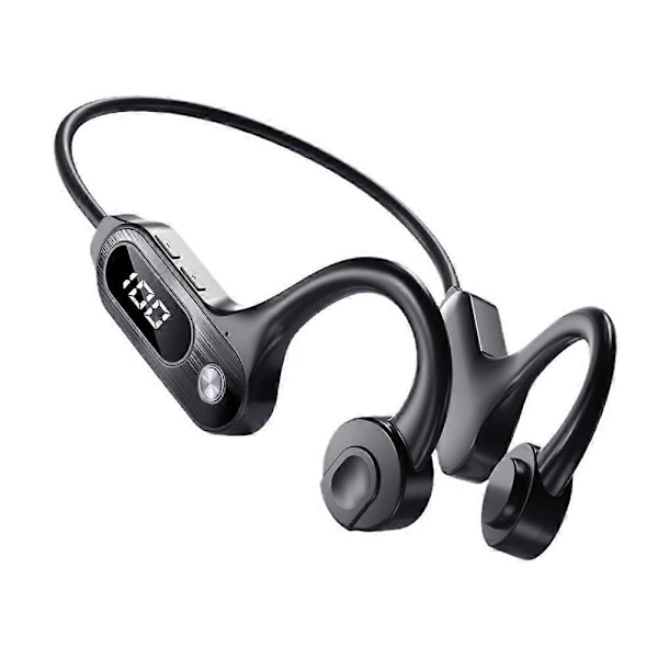 Benledningshörlurar, Öppna-Öra Bluetooth Trådlösa Sport Hörlurar, Vattentäta Trådlösa Hörlurar med Inbyggd Mikrofon för Sport, Träning, Löpning