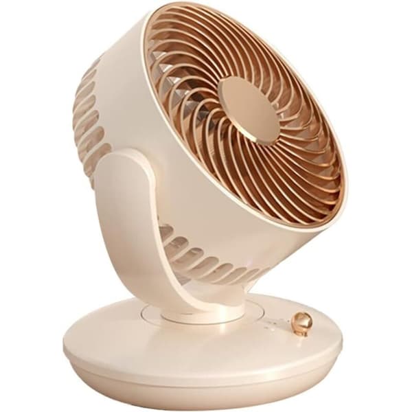 Ventilator. Elektrisk bordcirkulationsventilator. Tre-trins USB oscillerende hoved
