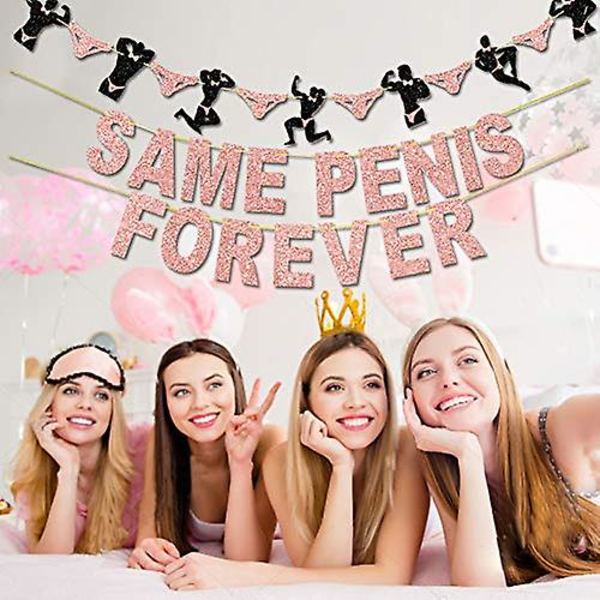 Tmcce Bachelorette Party Banner Rose Gold Bachelorette Party Decorations Hen Party Banner Sign Decorations Bridal Shower Supplies