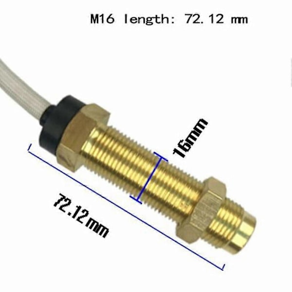 Sensor RPM Sändare M16 för Tachometer utan Logotyp