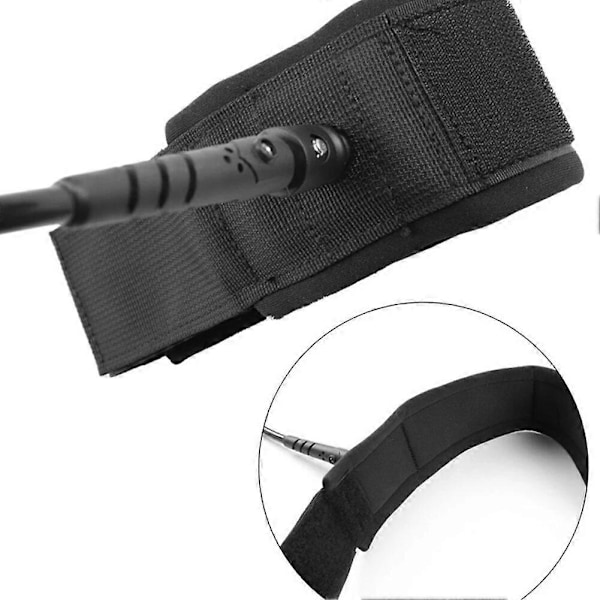 Surf Sup 251cm Surfing Leash Säkerhets Rak Fotlina Paddel Fotlina För Surfbräda Surfbräda Ankel Leash Super Stark Paddel